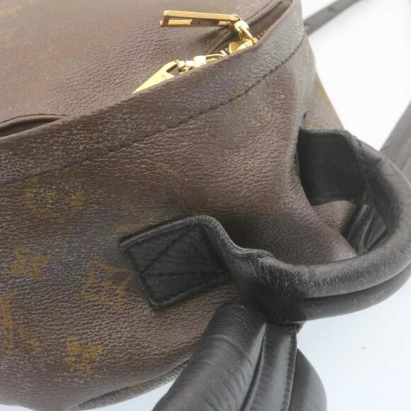 LOUIS VUITTON Monogram Reverse Palm Springs PM Backpack M43116 LV Auth am2170g - Picture 8 of 14